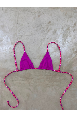 JOLIE PINK TOP SUN KINI