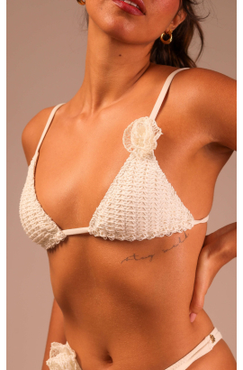 ANGELINA TOP CORTINA COM FLOR