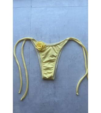 BUTTER YELLOW CALCINHA LACINHO