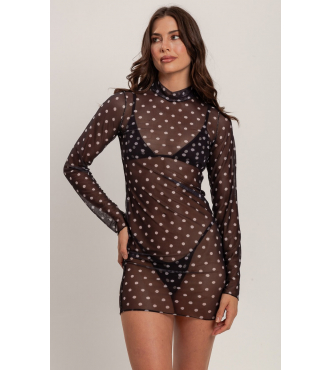 NINA VESTIDO CURTO POÁ BLACK