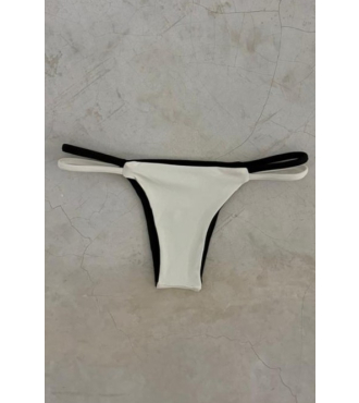 FLOR DO SERTÃO CALCINHA SK DUO PRETO E OFFWHITE
