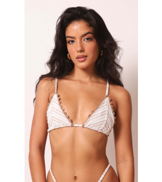 SUYANE OFF WHITE STRIPES TOP SUN KINI
