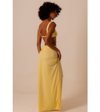 BUTTER YELLOW SAIA LONGA TRANSPASSADA