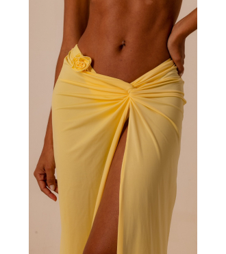 BUTTER YELLOW SAIA LONGA TRANSPASSADA