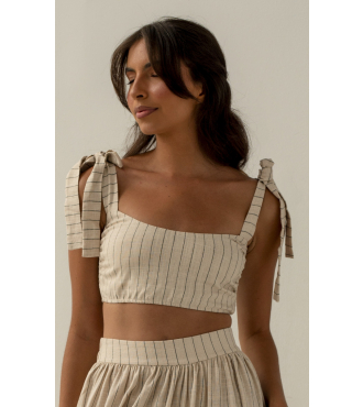 MAREN OFF WHITE CROPPED