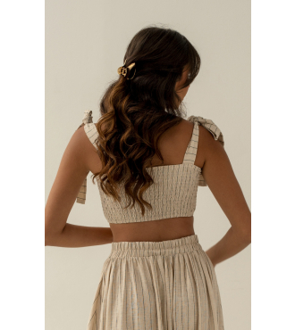 MAREN OFF WHITE CROPPED