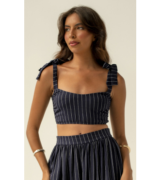MAREN AZUL MARINHO CROPPED