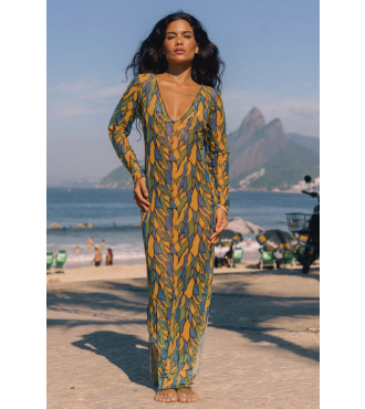 TROPICALIA VESTIDO LONGO EM TULE