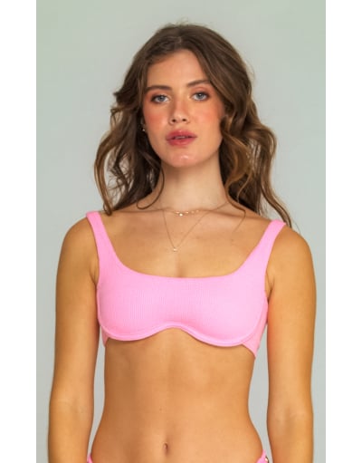 MALIBU ROSA BARBIE TOP ARCO ABERTO