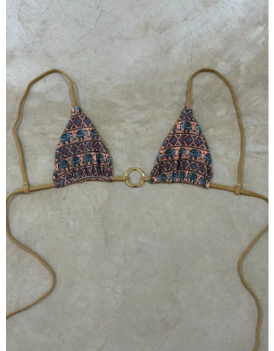 Boho Top Sun Kini Dupla Face