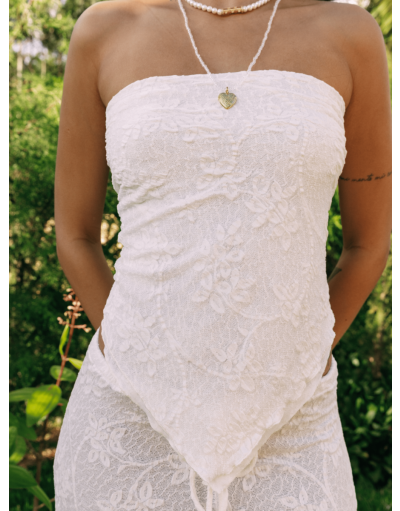 CELESTE BLUSA LONGA TOMARA QUE CAIA