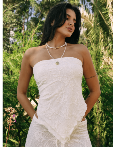 CELESTE BLUSA LONGA TOMARA QUE CAIA