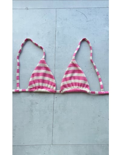 WAVE NAVY LIGTH PINK TOP SUN KINI