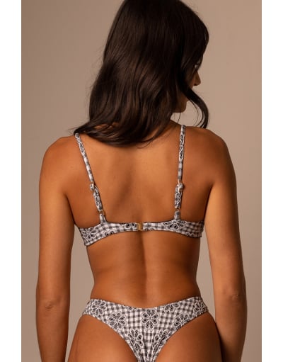 VICHY BARBIE BLACK TOP ARCO SIMPLES