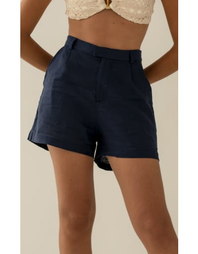 MARIA AZUL MARINHO SHORT