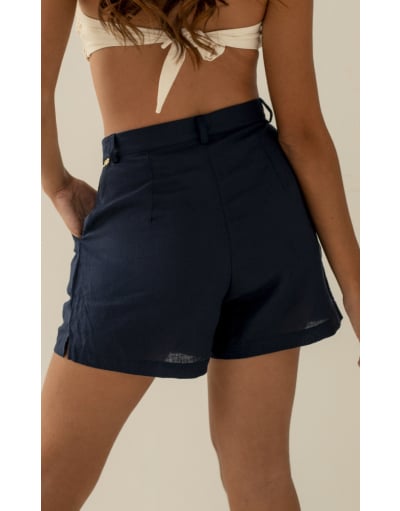 MARIA AZUL MARINHO SHORT